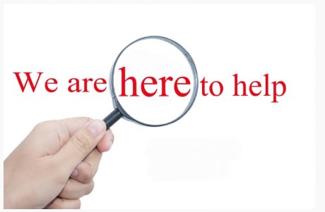 We Are Here To Help
